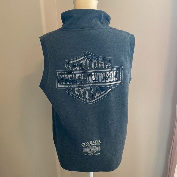 ❤️EUC Harley Davidson Zip up Vest(size medium)❤️ - Picture 3 of 5